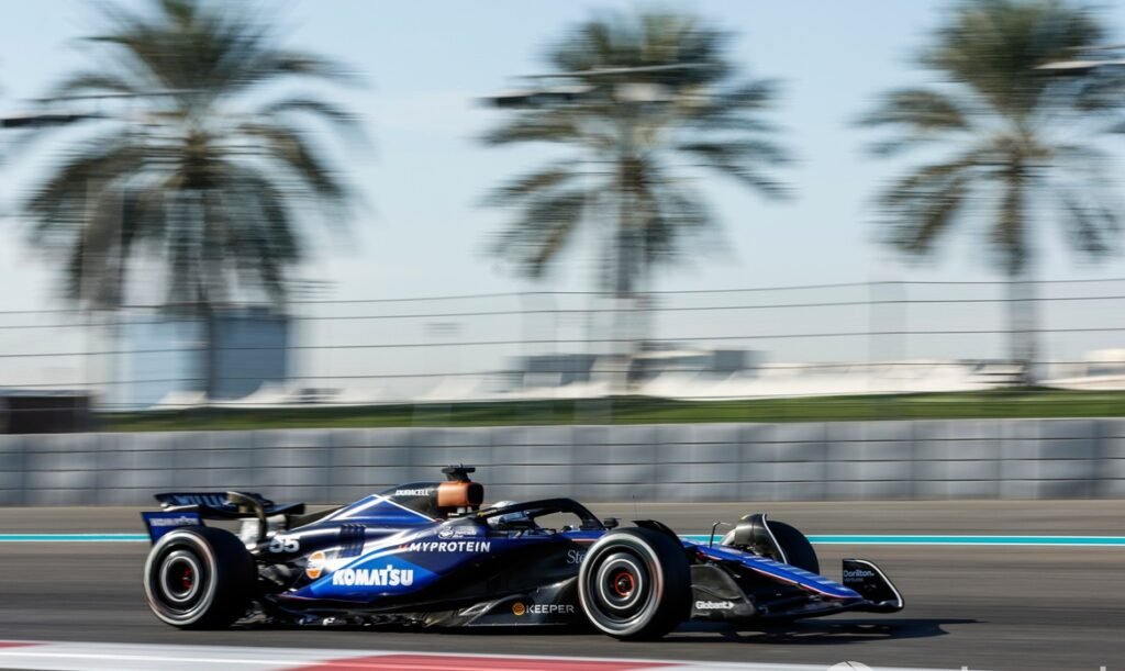 Carlos Sainz with Williams FWe46