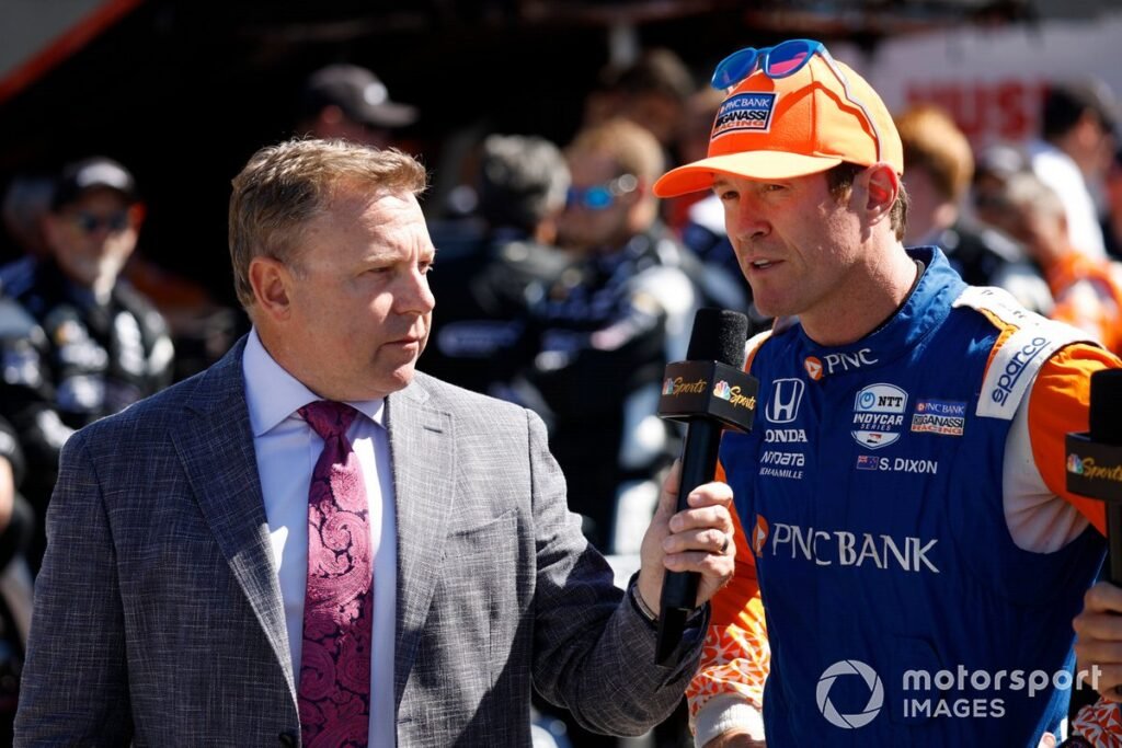 2022 IndyCar Portland GP: Leigh Diffey interviews Scott Dixon of Chip Ganassi Racing Honda