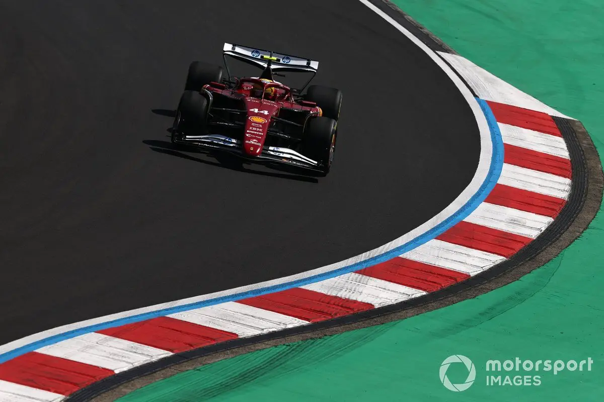 Lewis Hamilton with Ferrari
