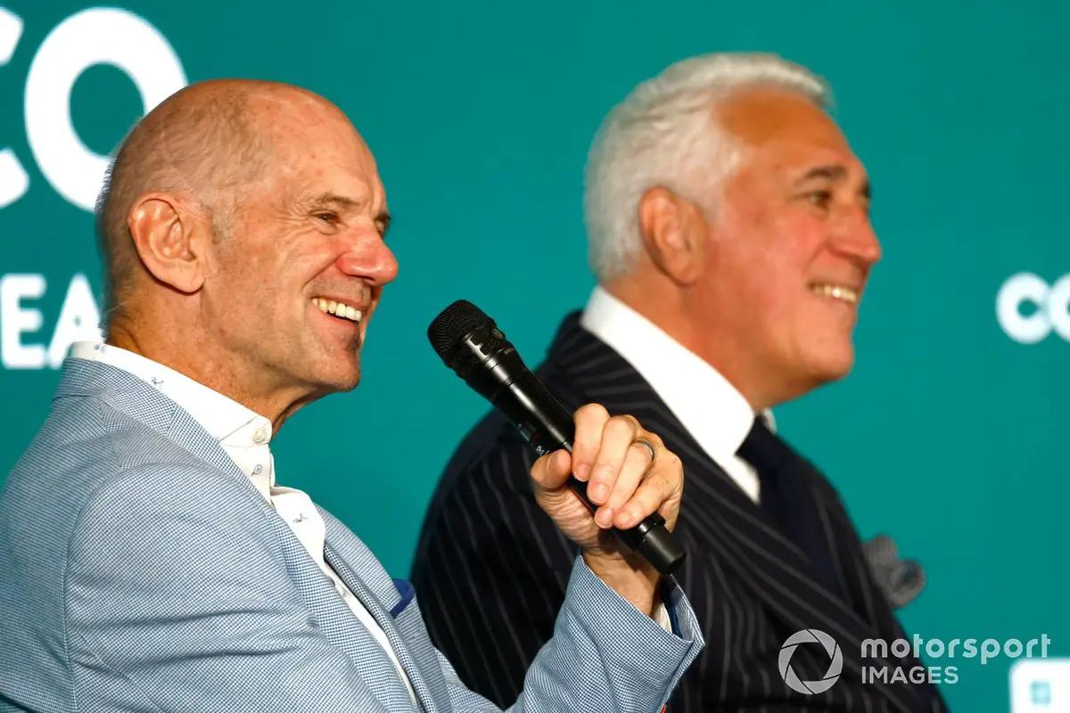 Adrian Newey and Lawrence Stroll, Leading Partners of the Aston Martin F1 Team