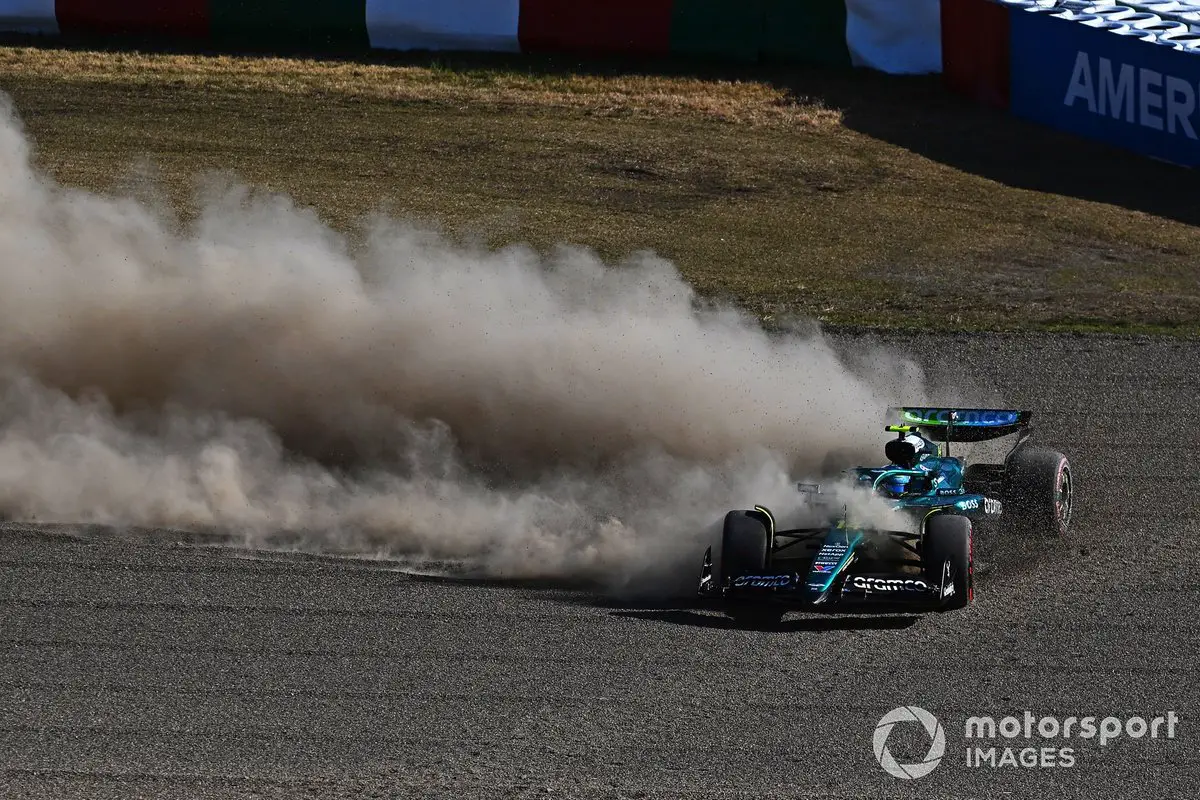 Aston Martin Racing Crash Involving Fernando Alonso
