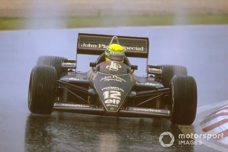 Ayrton Senna on Lotus 97T