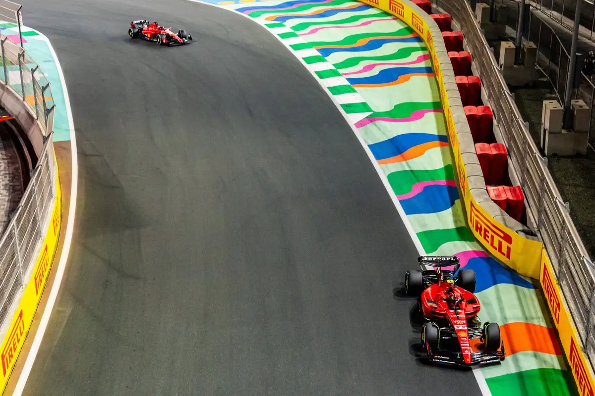 Carlos Sainz with Ferrari SF-23