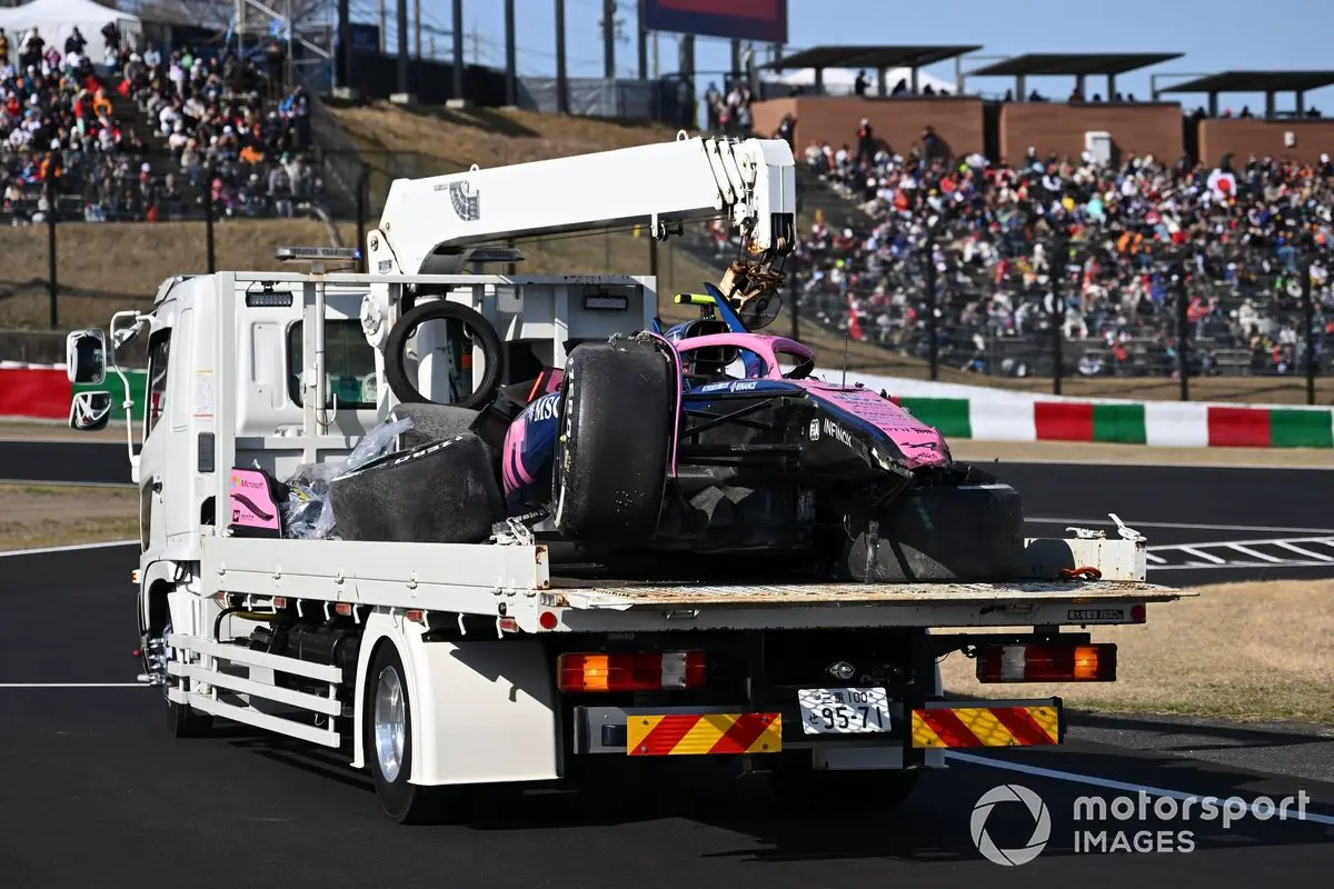 Crash Involving Jack Doohan (Alpine)