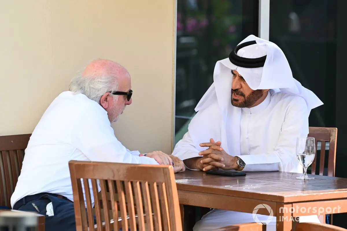 David Richards and FIA President Mohammed Ben Sulayem