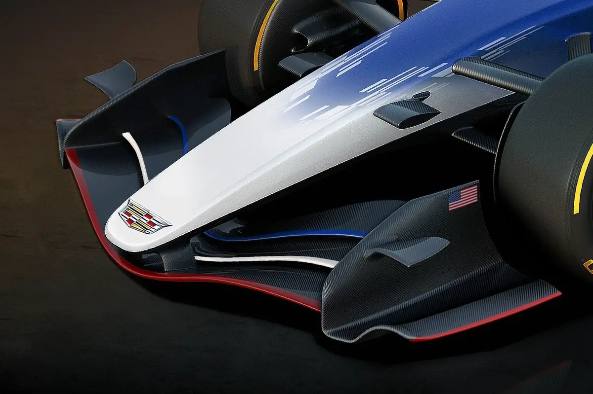 Detailed Image of a Cadillac Formula 1 Vehicle