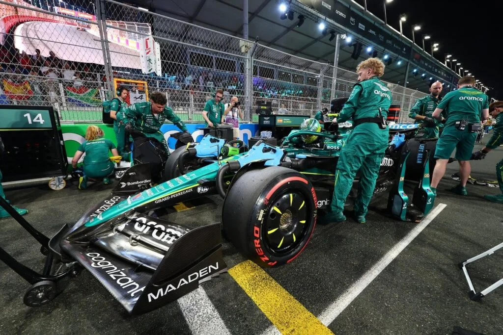 Fernando Alonso with Aston Martin Racing