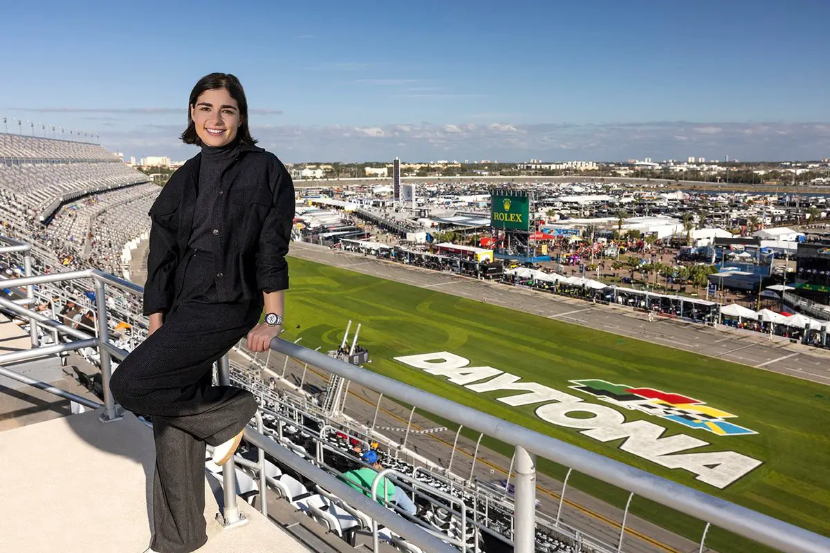 Interview with Jamie Chadwick at the Rolex 24