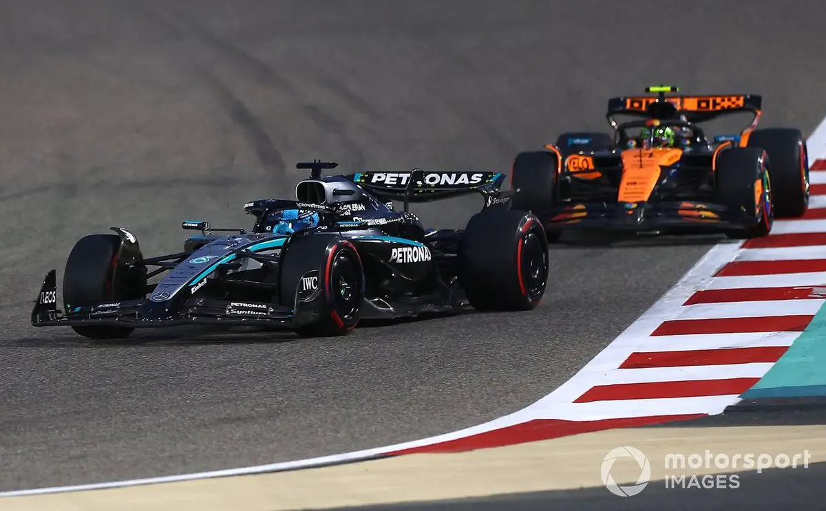 Lando Norris (McLaren) vs George Russell (Mercedes)