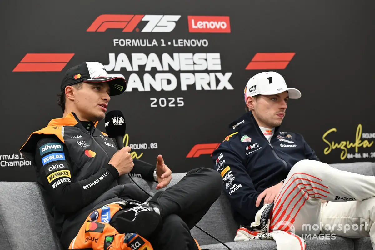 Lando Norris (McLaren) vs Max Verstappen (Red Bull Racing)