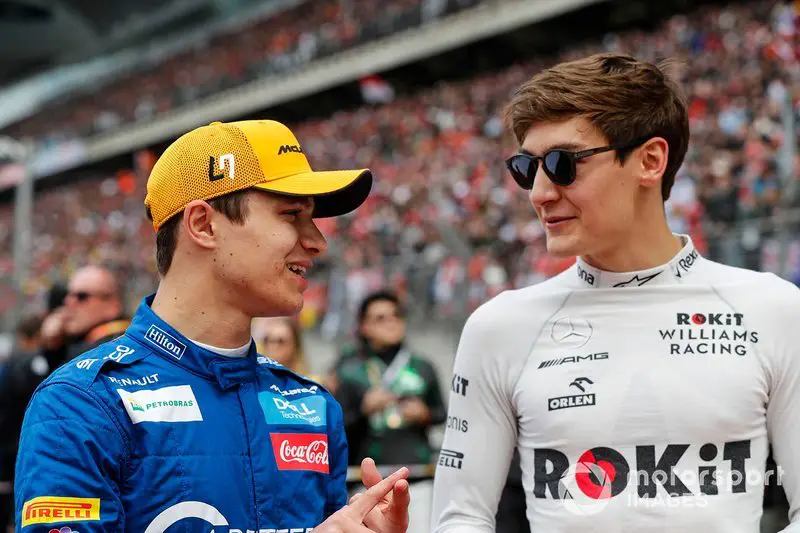 Lando Norris (McLaren) vs. George Russell (Williams Racing)