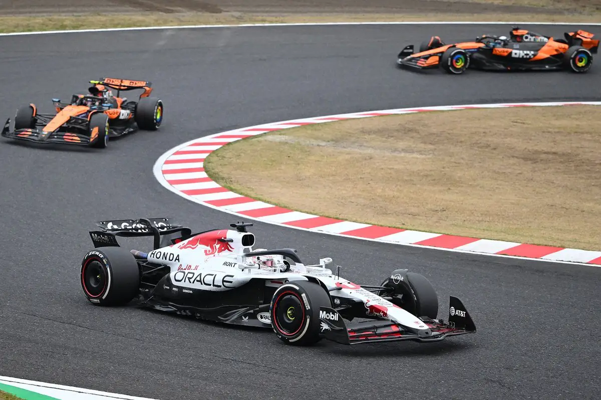 Lando Norris, McLaren vs. Max Verstappen, Red Bull Racing, with Oscar Piastri linked to McLaren