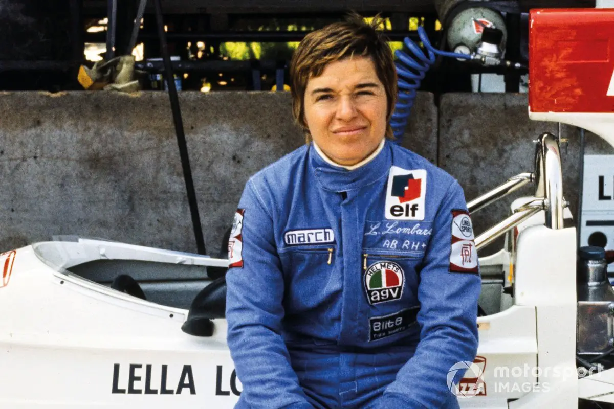 Lella Lombardi Poses on March 751 Ford
