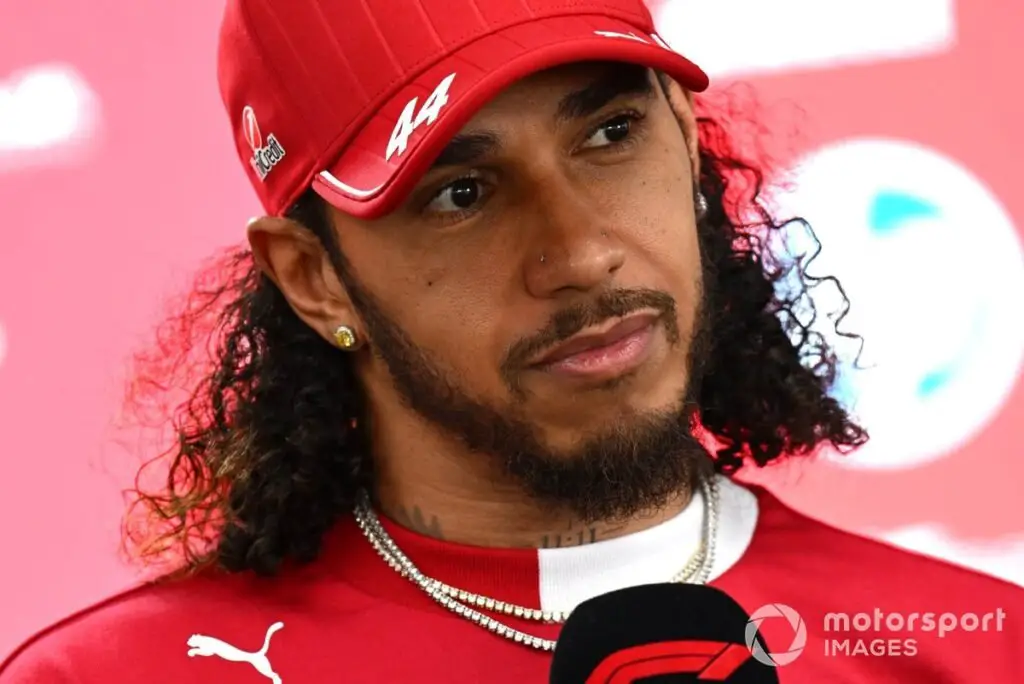 Lewis Hamilton with Ferrari