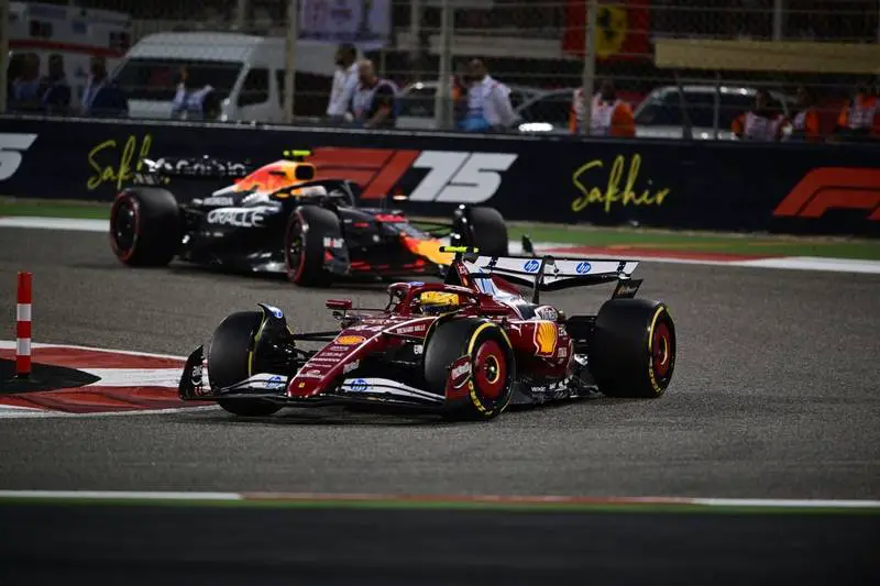 Lewis Hamilton with Ferrari
