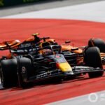 Max Verstappen vs Lando Norris, Red Bull Racing RB20 versus McLaren MCL38