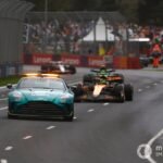 McLaren Behind Safety Car - Lando Norris