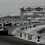 Mike Hawthorn trails Phil Hill, Ferrari Dino 246