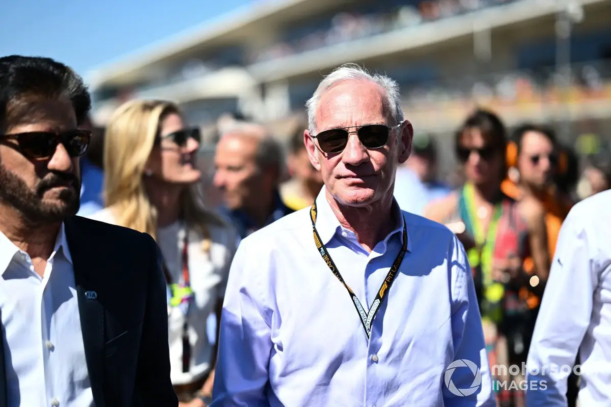 Mohammed Ben Sulayem (FIA President) and Greg Maffei (Liberty Media CEO)