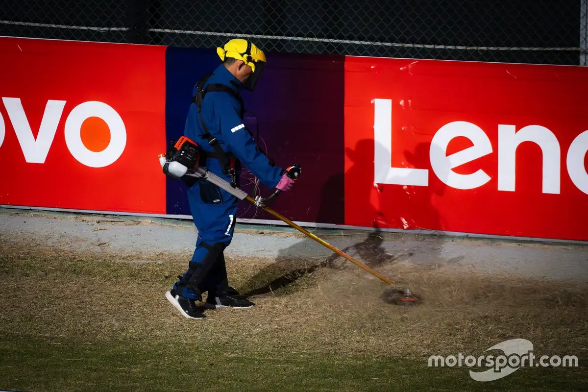 Mowing Lawn at Suzuka Race Track