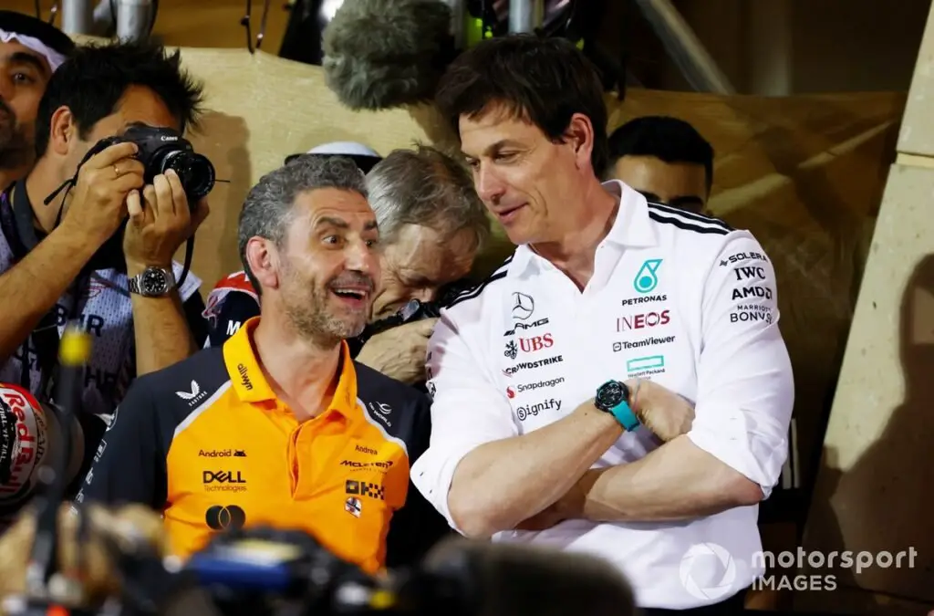 Toto Wolff (Mercedes) vs. Andrea Stella (McLaren)