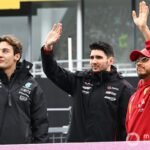 2021 Formula 1: Hamilton (Mercedes), Russell (Mercedes), Ocon (Haas), vs. Ferrari