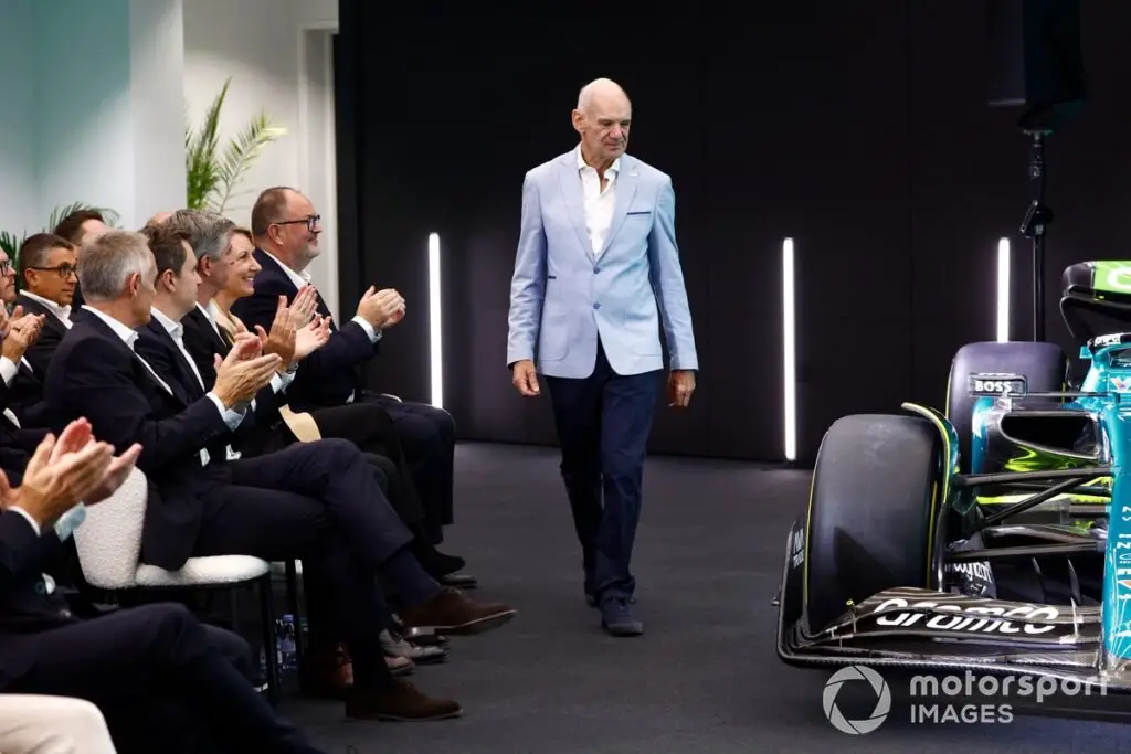 Adrian Newey with Aston Martin Racing Team