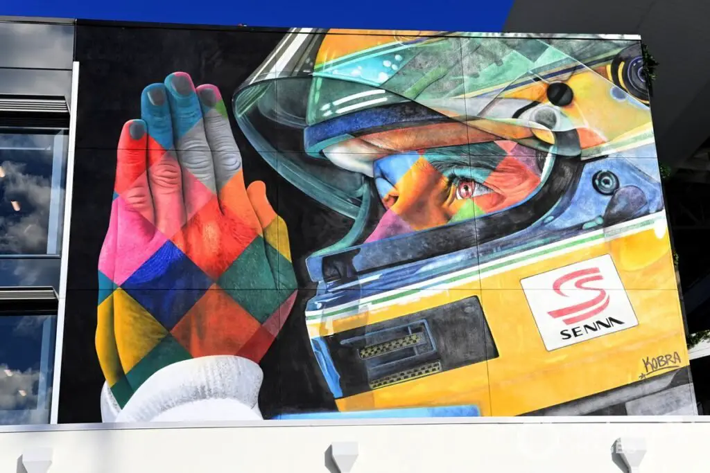 Ayrton Senna Memorial Wall Mural