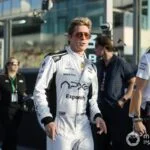 Brad Pitt Filming F1 Movie on Set