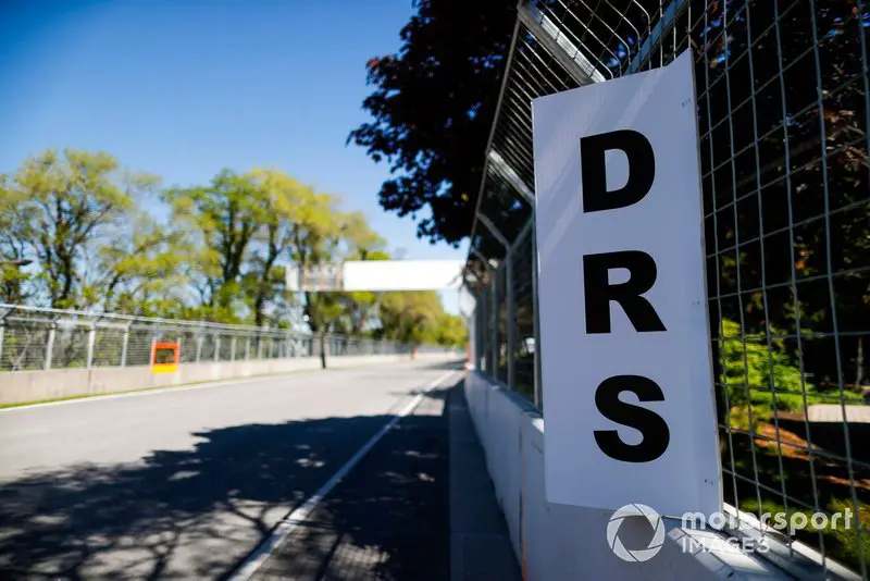 Circuit Detail with DRS Sign