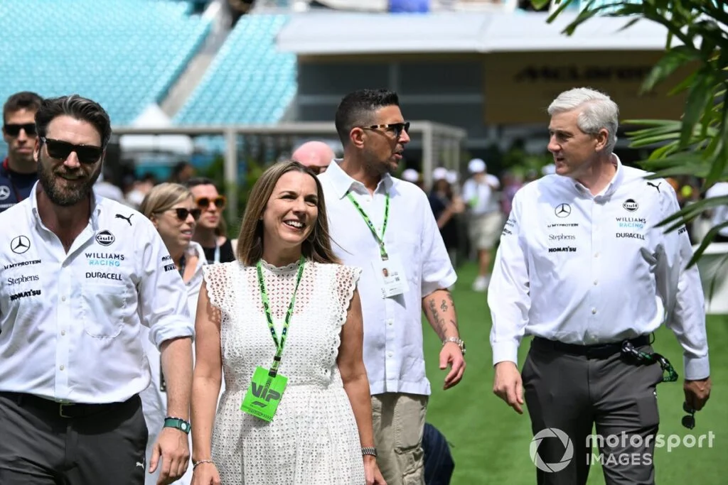 Claire Williams, Ex-Deputy Team Principal of Williams, Enters Paddock