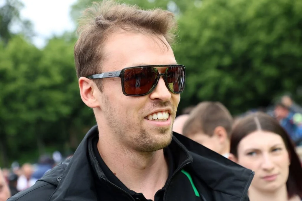 Daniil Kvyat Driving the Lamborghini SC63 (Iron Lynx #63)