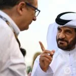 FIA President Mohammed ben Sulayem with Single Seater Director Nikolas Tombazis