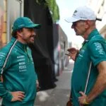Fernando Alonso, Adrian Newey with Aston Martin Racing F1 Team
