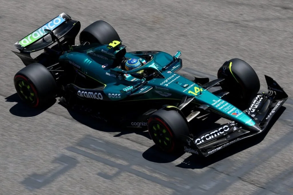 Fernando Alonso in Aston Martin Racing
