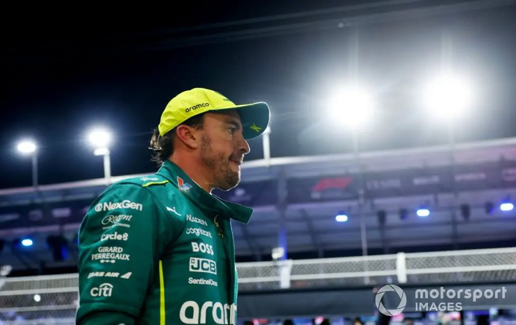 Fernando Alonso with Aston Martin Racing