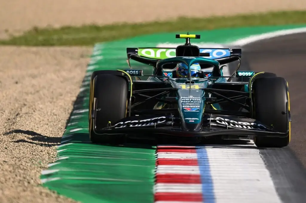 Fernando Alonso with Aston Martin Racing