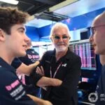 Flavio Briatore, Franco Colapinto, and Alpine Technical Director David Sanchez Together