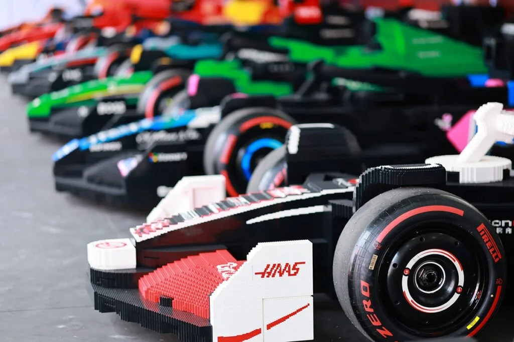Full-Scale LEGO Formula 1 Cars