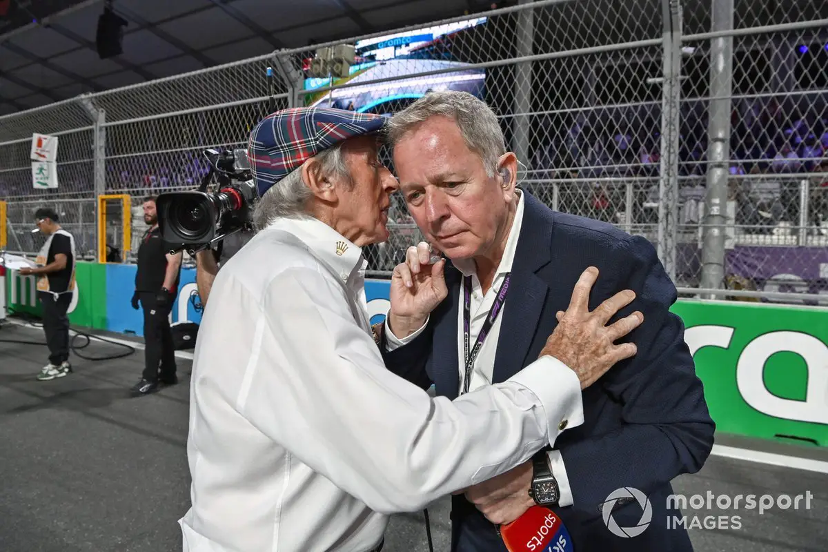 Jackie Stewart and Martin Brundle on Sky F1