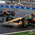 Lando Norris (McLaren MCL38) vs Max Verstappen (Red Bull Racing RB20)