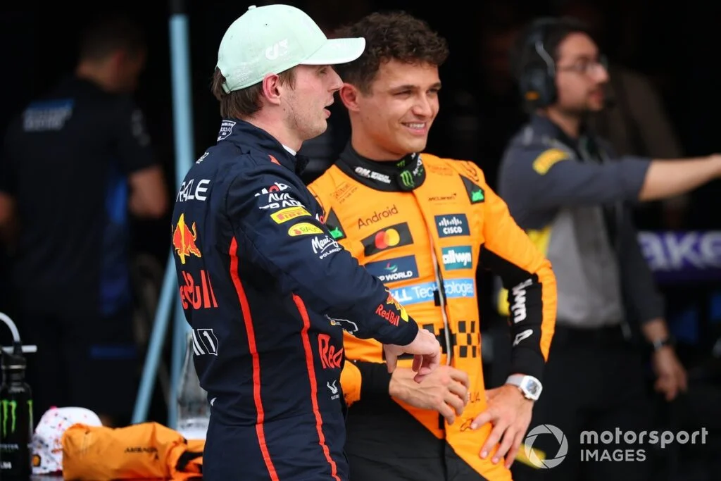Lando Norris (McLaren) vs Max Verstappen (Red Bull Racing)