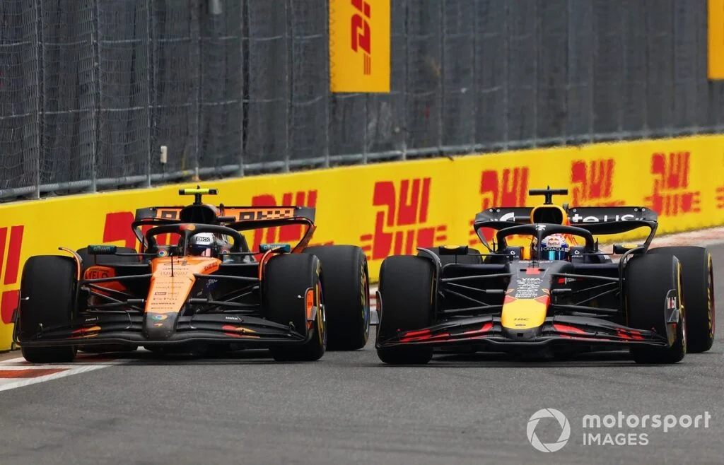 Lando Norris (McLaren) vs Max Verstappen (Red Bull Racing)