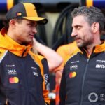 Lando Norris (McLaren) with Andrea Stella (McLaren)