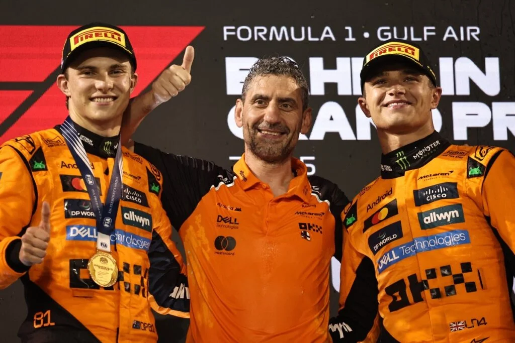 Lando Norris, Oscar Piastri, and Andrea Stella linked with McLaren