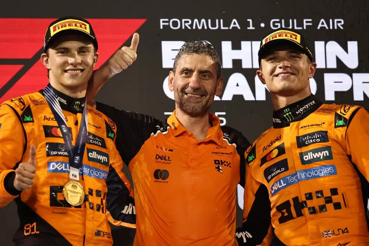 Lando Norris, Oscar Piastri, and Andrea Stella linked with McLaren