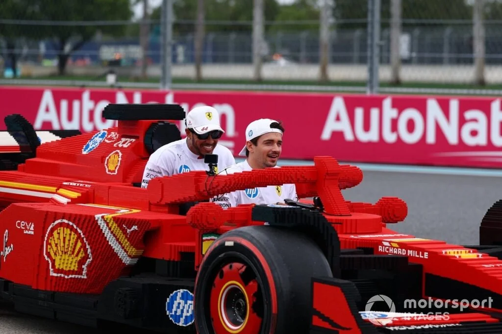 Lewis Hamilton, Ferrari vs Charles Leclerc, Ferrari
