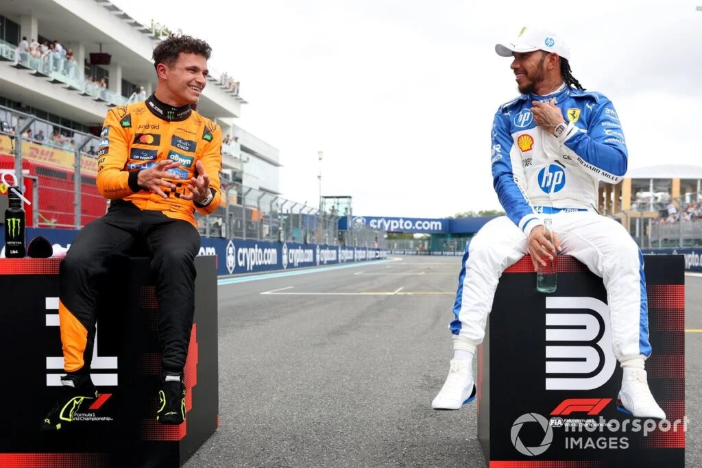 Lewis Hamilton vs Lando Norris: Ferrari vs McLaren