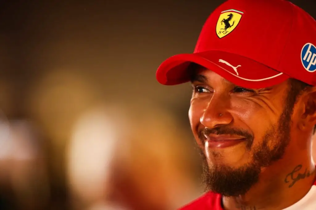 Lewis Hamilton with Ferrari