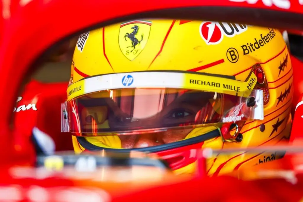 Lewis Hamilton with Ferrari